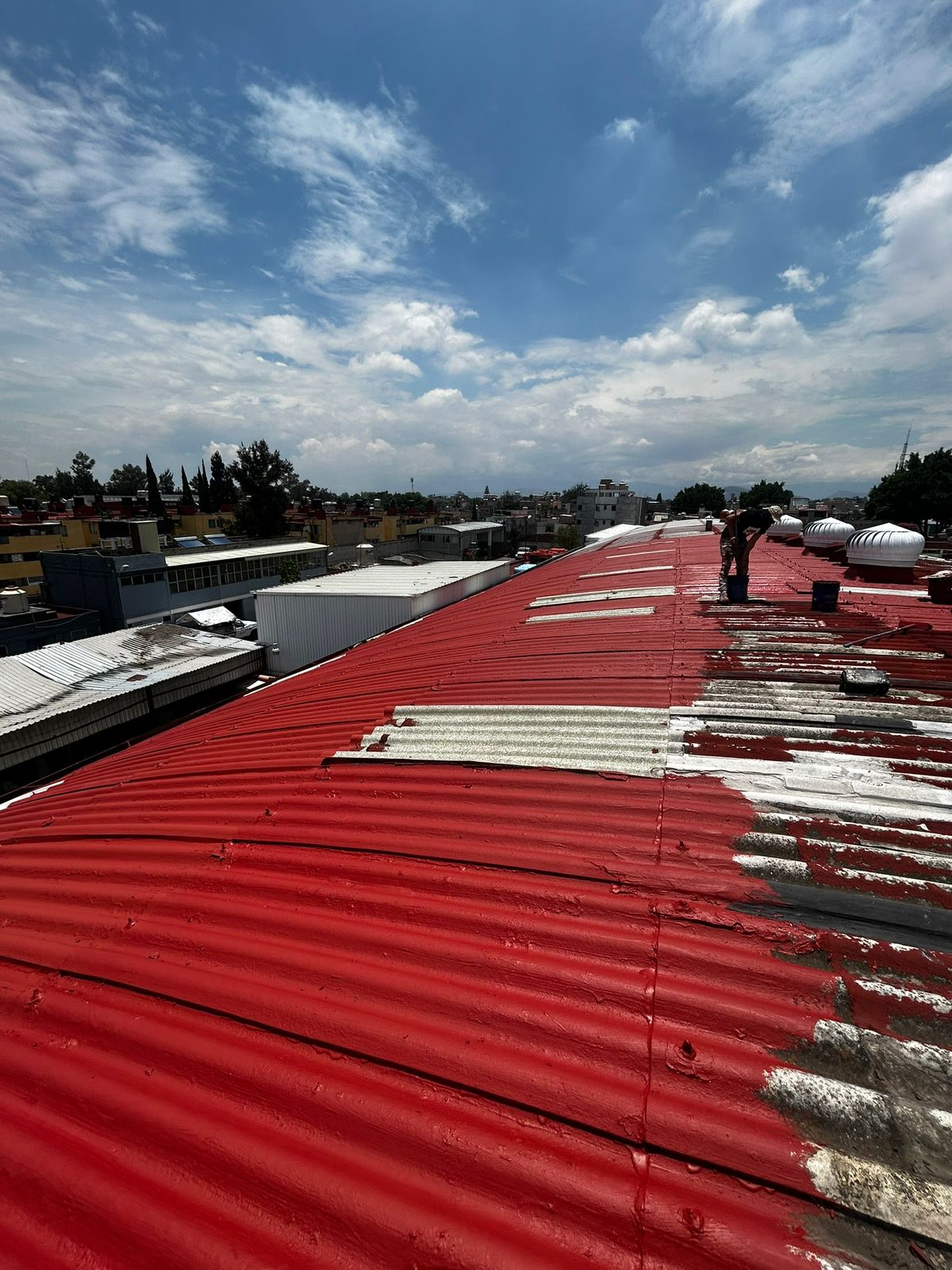 Impermeabilización Nave Industrial, Iztacalco, CDMX