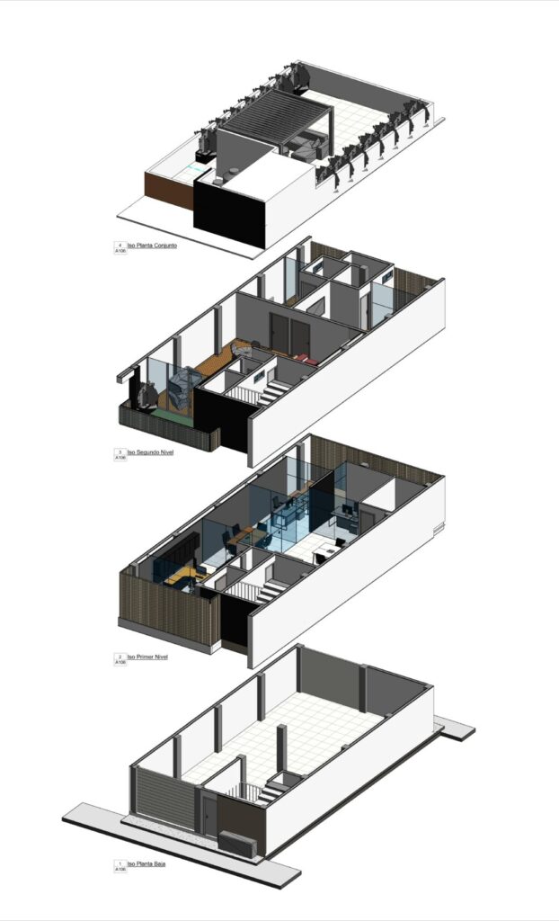 tornilleria hidalgo, axonometria