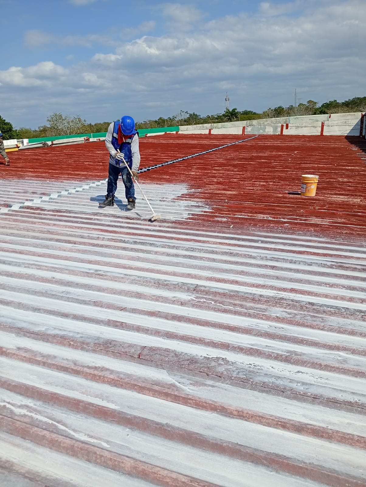 Impermeabilización techo de lamina galvanizada, Naucalpan, EDO MEX