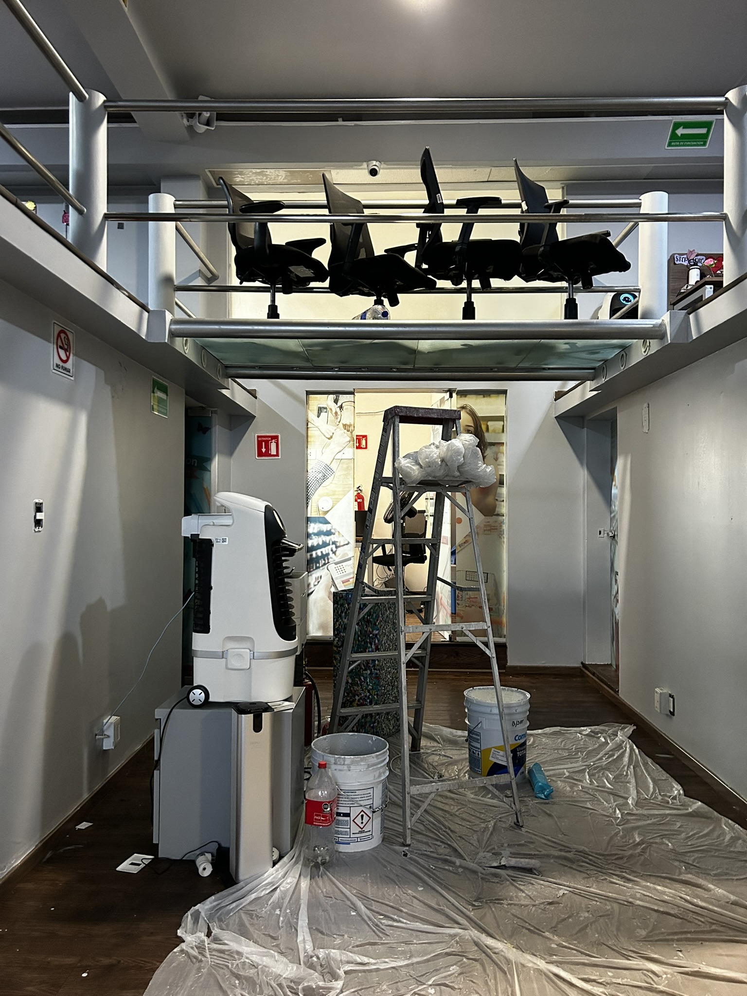 Pintura interior de oficinas, Estado de México