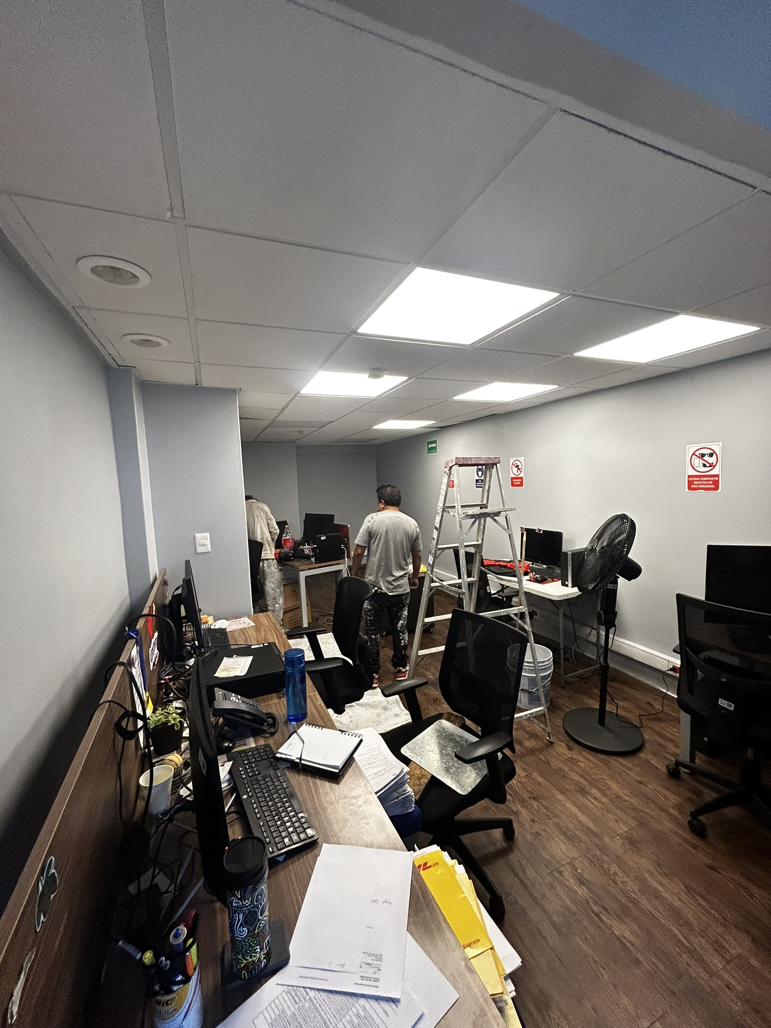 Pintura interior de oficinas, Estado de México