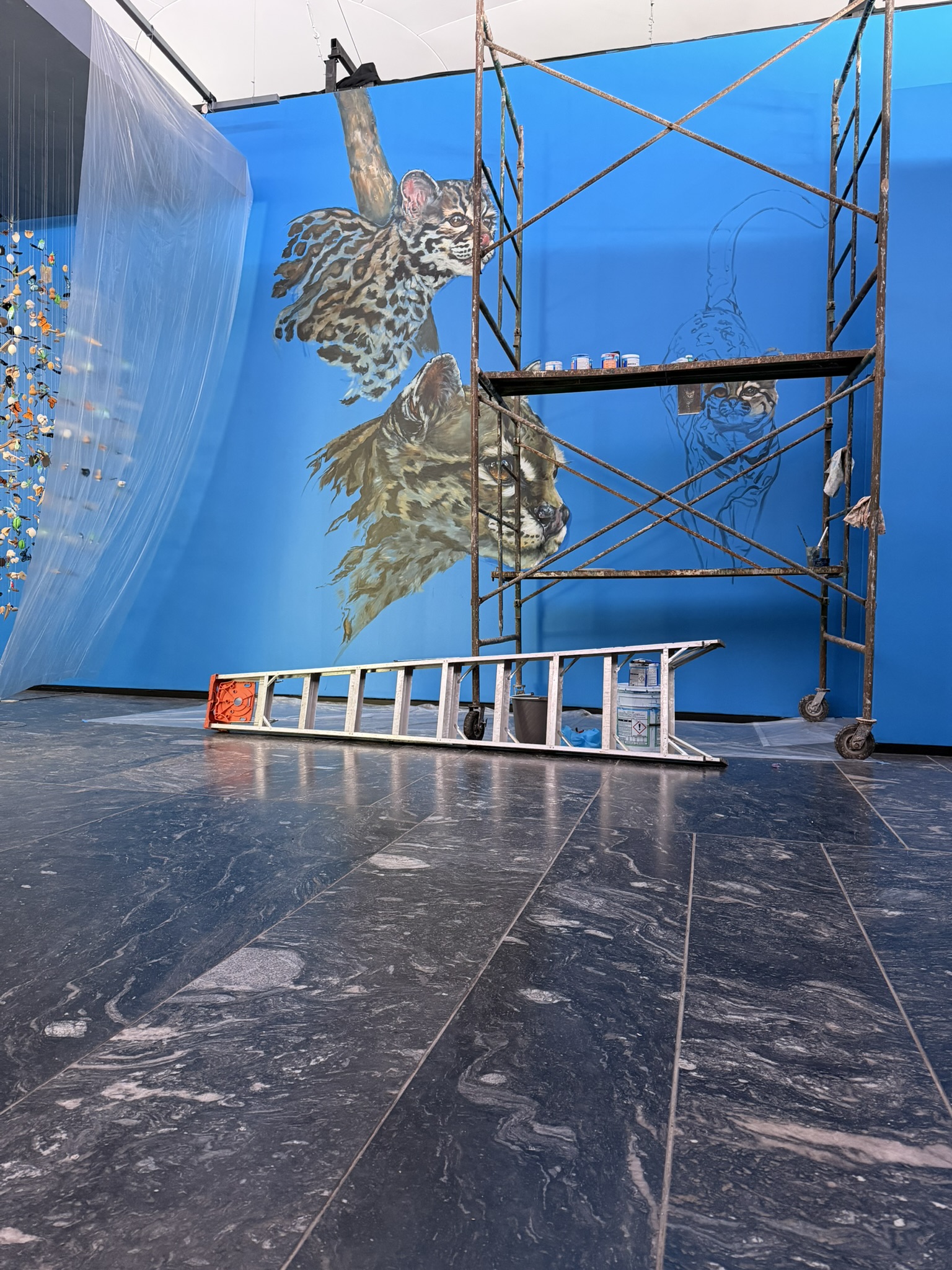 Pintura en Museo de Historia Natural en CDMX