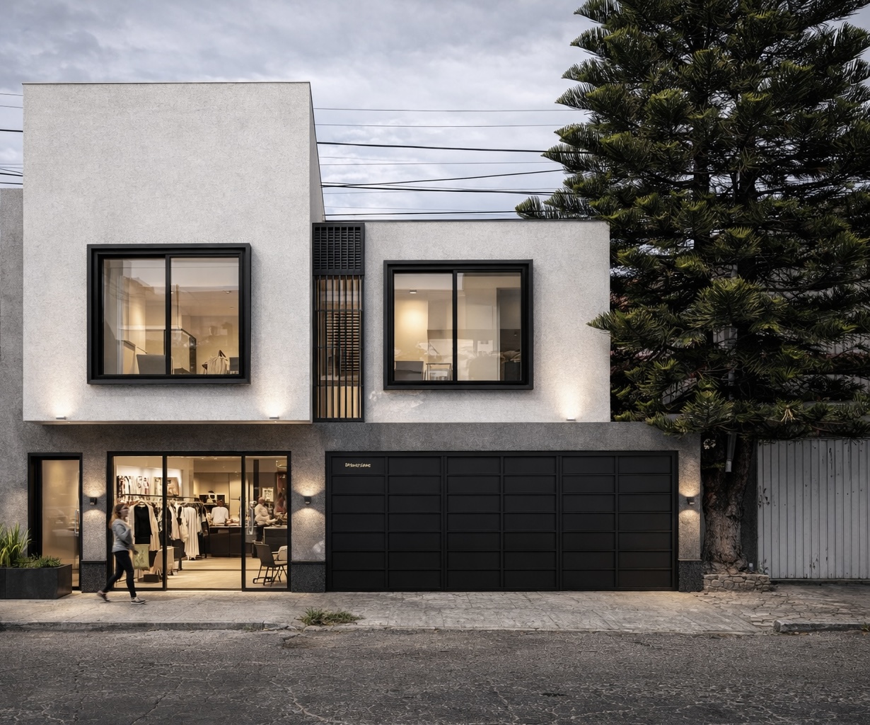 Propuesta diseño de fachada en Nezahualcoyotl, EDO MEX